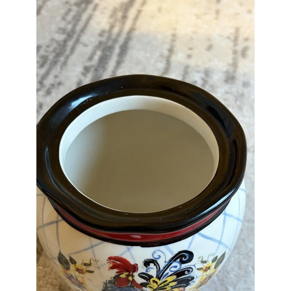 Julie Ueland Chanticleer Rooster Canister 9
